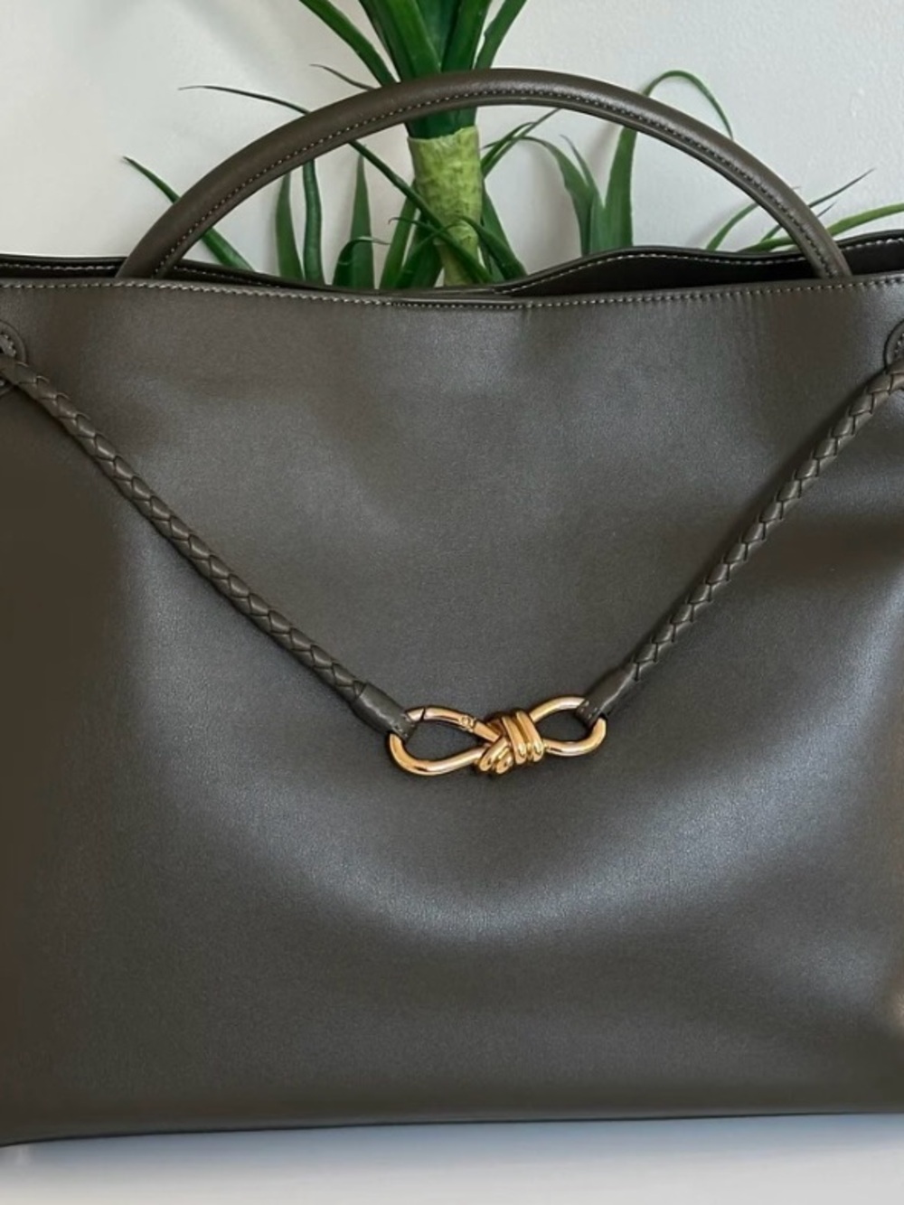 NWT Posey Bag - Extra Maxi - olive green work tote